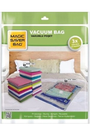 Magic Saver Bag 5'li Vakumlu Poşet Seti (3 L 2 XXL) 110349-T5-P-M-019 - 1