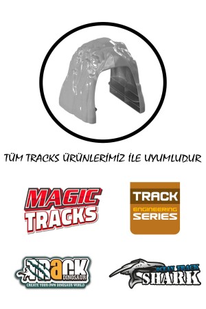 Magic Tracks Aksesuarları Köprü- Taş Tünel- Taş Top Tüm Tracks Ürünleri İçin Geçerlidir - 7