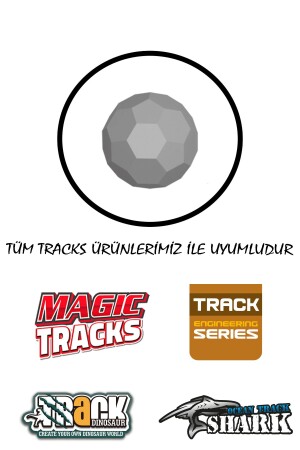 Magic Tracks Zubehör Brücke – Steintunnel – Steinkugel, anwendbar auf alle Tracks-Produkte - 7