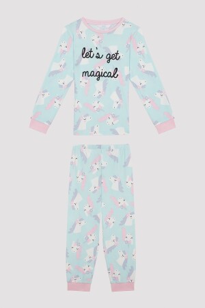 Magisches Thermo-Pyjama-Set für Mädchen PNT0E55423SK-MIX - 1