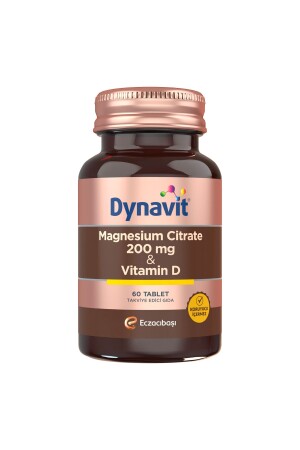 Magnesium Citrate 200 Mg Vitamin D - 60 Tb - 6