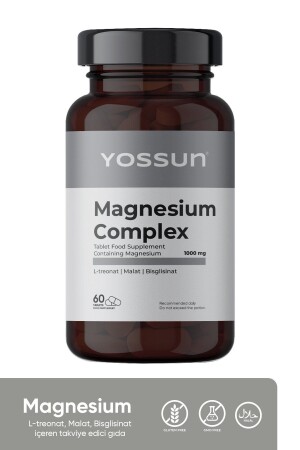 Magnesium-Komplex-Tabletten-Nahrungsergänzungsmittel 1000 mg - 4