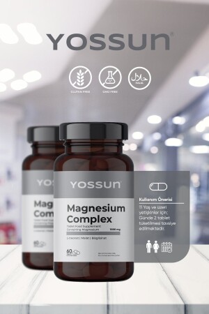 Magnesium-Komplex-Tabletten-Nahrungsergänzungsmittel 1000 mg - 5