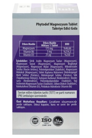 Magnesium Vitamin B6 D3 – 30 Tabletten (MAGNESIUM) PHYTDFMGNSYM - 5