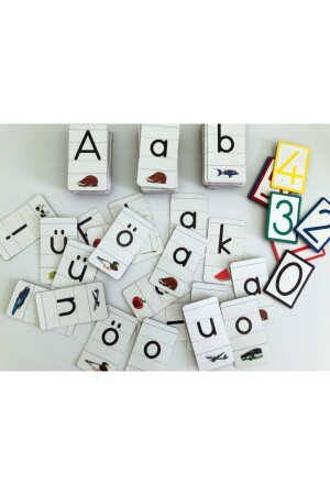 Magnetbuchstaben Alphabet Zahlen Mega Set mgntalfbmgst - 3