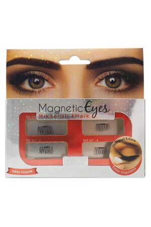 Magnetische Augen, magnetische Wimpern, mitteldicht, MG766 - 1