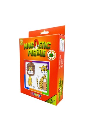 Magnetisches Puzzle Tiere (zweiteiliges Babypuzzle – 4 Würfel) - 4