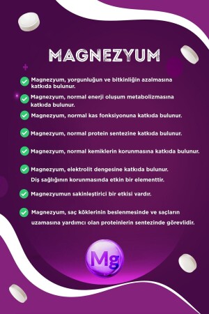 Magnezyum Sitrat 120 Tablet - 4