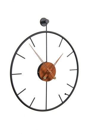 Mahsertini 60 cm schwarze, moderne dekorative Wanduhr im italienischen Stil AGA01057 - 2