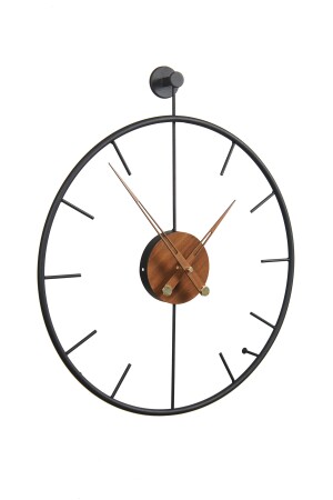 Mahsertini 60 cm schwarze, moderne dekorative Wanduhr im italienischen Stil AGA01057 - 3