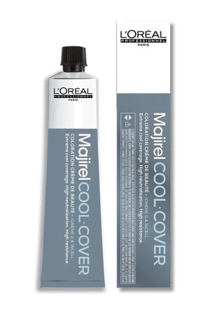 Majirel Haarfärbemittel Cool Cover 7. 11 Auburn Intense Ashy 50 ml - 1