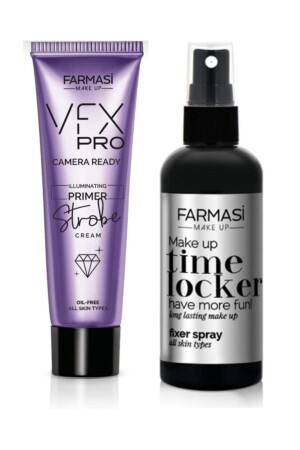 Make-up-Fixierer 115 ml + Vfx Pro Shimmer Make-up-Basis 25 ml, 2er-Pack - 2