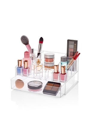 Make-up-Organizer mit Pinselfach und Schublade TYC00151878683 - 2