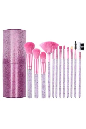 Make-up-Pinsel-Set mit 12 Zylindern - 2