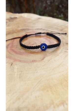 Makramee-Armband mit Evil-Eye-Perlen - 1