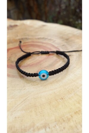 Makramee-Armband mit Evil-Eye-Perlen - 1