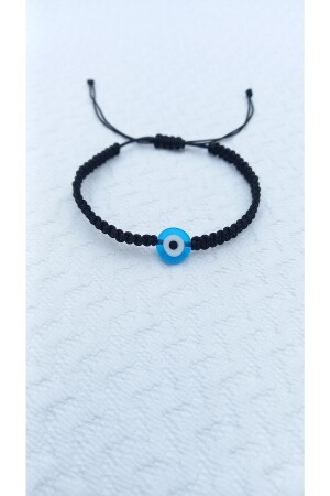 Makramee-Armband mit Evil-Eye-Perlen - 3