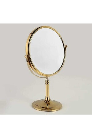 Makyaj Aynası Yuvarlak Gold Ayaklı - 1
