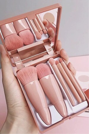 مجموعة من فرشاة الماكياج المحمولة الممرّة المُميزة - Halvey