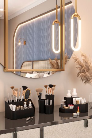 منظمة مكياج MNZ - محفظة فرشة مجموعة 3 - Pufwin Home