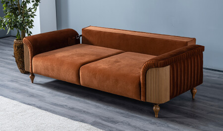 Maledivisches Holzsofa-Set - 4