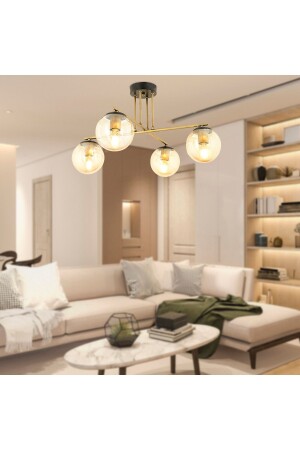 Mali 4 Kollu Eskitme Balcam Modern Yatak Odası Mutfak Salon Avize - Apliqa