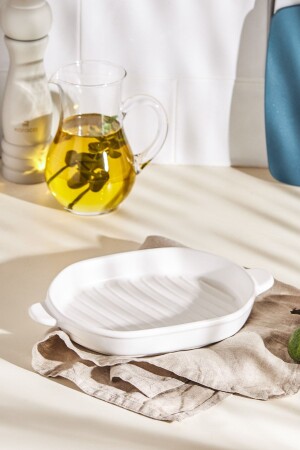 Malia Ovale weiße Auflaufform 24 cm 153. 03. 06. 9848 - Karaca