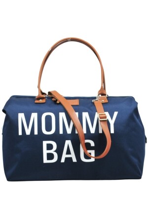 Mama-Tasche, exklusives Design, 3er-Set, Marineblau, Baby-Mutter-Babypflege- und Damentasche - 4