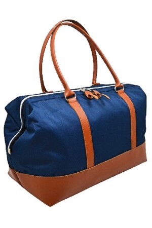 Mama-Tasche, exklusives Leder-Design, 3er-Set, Marineblau, Baby-Mutter-Baby-Pflege- und Damentasche - 6