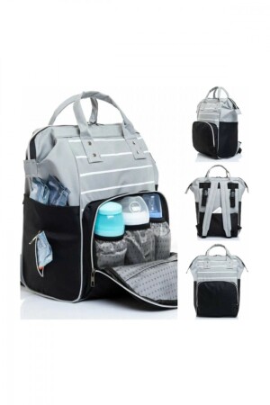 Mamatasche, Babytasche und Mutter-Babypflege-Rucksack mit Thermoflasche - 12