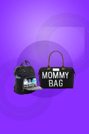 Mamatasche, Babytasche und Mutter-Babypflege-Rucksack mit Thermoflasche LGS1818 - 4