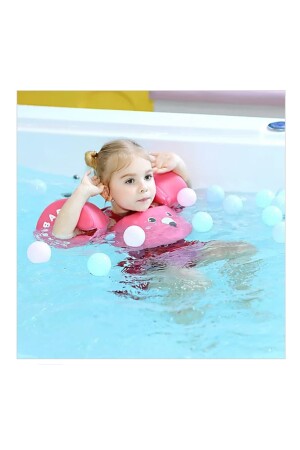 Mambobaby Schwimmweste/Schwimmweste für Babys/Kinder – Baby-Armring Pink BabyFloat1 - 2