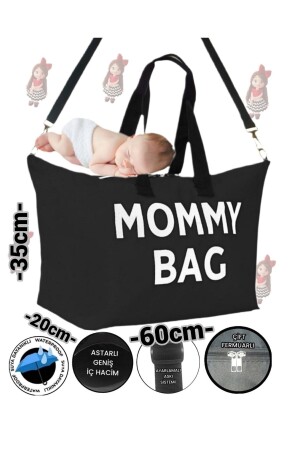 Mami-Tasche bedruckte Babypflegetasche mit Schultergurt gefüttert SEVBAGS MOMMY-TASCHE GEFÜTTERT - 5