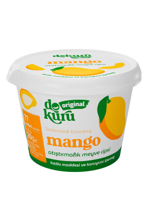 Mango Kuru Meyve Cipsi - Dondurularak Kurutulmuş Freeze Dried Çıtır Mango - dokuru