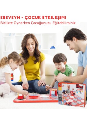 Mantıksal Yol Yapım Oyunu Eğitici Oyuncak Uzamsal Düşünme Zeka Geliştirme Itfaiye Serisi Stem Puzzle Muhendislik2 - 4