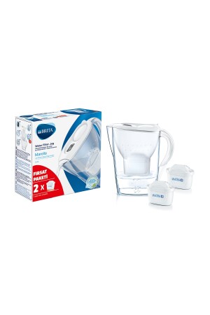 Marella Cool Water Reinigungskrug mit 2 Filtern – Weiß 4006387109882 - 4