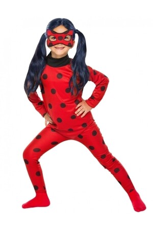 Marienkäfer-Kostüm Miraculous Miraculous Ladybug Red Spotted Masked Kostüm (Größentabelle) - 1