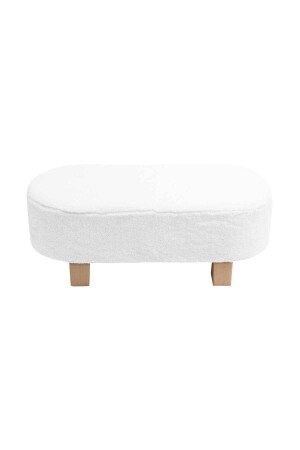 Marine Pouf – Weißer Welsoft-Stoff - 6