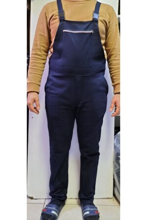 Marineblauer King-Slopet-Gärtner-Jumpsuit - 1