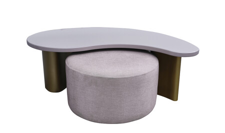 Marselle Puflu Orta Sehpa - Cadde Yıldız