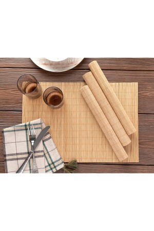 Martinez Bamboo 4-teiliges American Serve 30x45 cm Honig 10032881 - 1