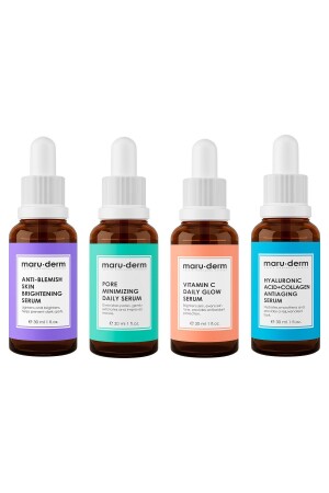 Maruderm 4-teiliges Opportunity Serum Set Mrd601 – Hautunreinheiten, Hyaluron, Vitamin C, Porenserum 8682397033433 - 4