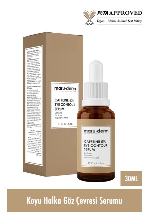 Maruderm Caffeine %5 - Peptides - Hyalüronik Asit Göz Çevresi Serumu 30 ml - 4