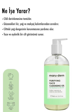 Maruderm Salicylsäure-Gesichtsreinigungsgel, speziell für Mischhaut und fettige Haut, 400 ml - 5