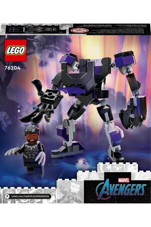 Marvel Black Panther Robot Zırhı 76204 – Yaratıcı Oyuncak Yapım Seti (124 Parça) 5436 - 4