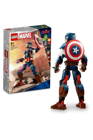 Marvel Kaptan Amerika Yapım Figürü 76258 - 1