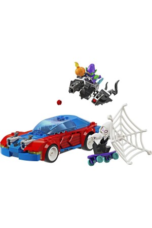 ® Marvel Örümcek Adam Yarış Arabası&Venom Green Goblin 76279- 7 Yaş+ İçin Yapım Seti (227 Parça) - 2