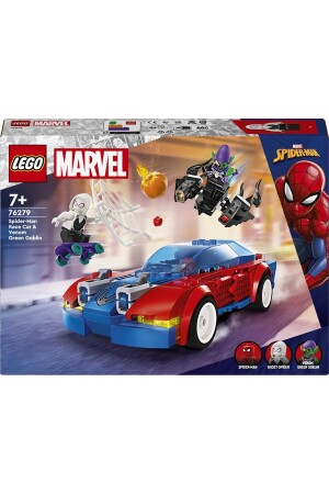 ® Marvel Örümcek Adam Yarış Arabası&Venom Green Goblin 76279- 7 Yaş+ İçin Yapım Seti (227 Parça) - 3