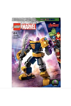 ® Marvel Thanos Robot Zırhı 76242 - 6 Yaş ve Üzeri için Oyuncak Yapım Seti (113 Parça) Lego 76242 - 3