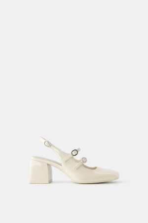 Mary Jane Slingback-Schuhe mit Blockabsatz - 4